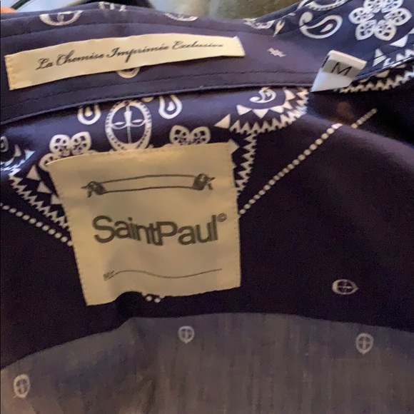 Saint Paul Men’s Bandana print shirt - Picture 9 of 9